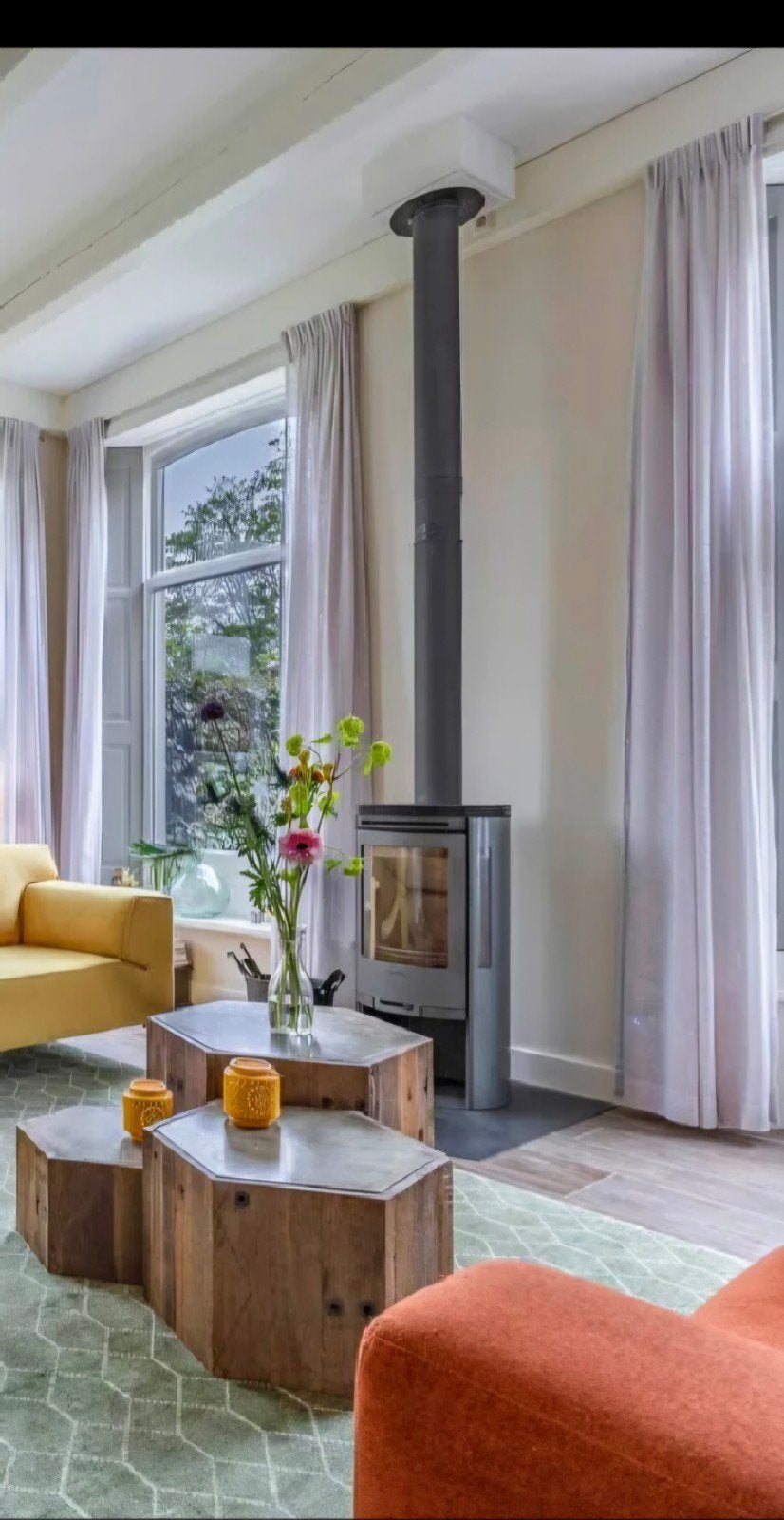 Houtkachel Contura, Huis en Inrichting, Ophalen, Houtkachel, Zo goed als nieuw, Vrijstaand