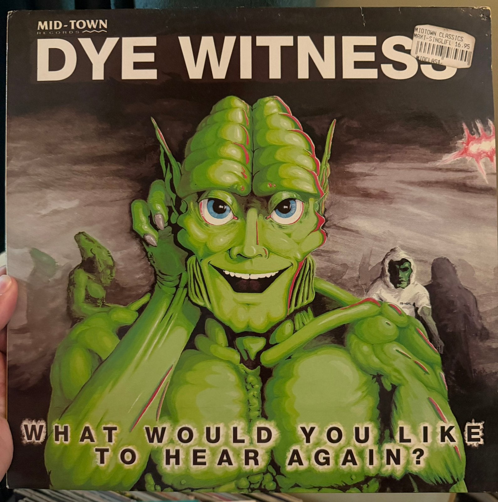 Gabber Vinyl Dyewitness Early 1993 Midtown, Cd's en Dvd's, Ophalen of Verzenden, Gebruikt, 12 inch