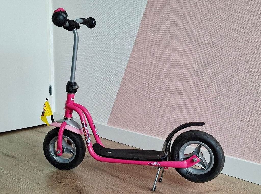 Puky roze kinderstep met standaard, Fietsen en Brommers, Ophalen, Gebruikt, Gewone step, Puky