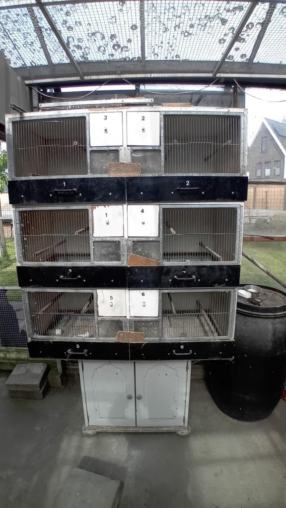 3x2 broedkooien., Dieren en Toebehoren, Vogels | Hokken en Kooien, Ophalen, Gebruikt, Hout, Broedkooi of Kweekkooi