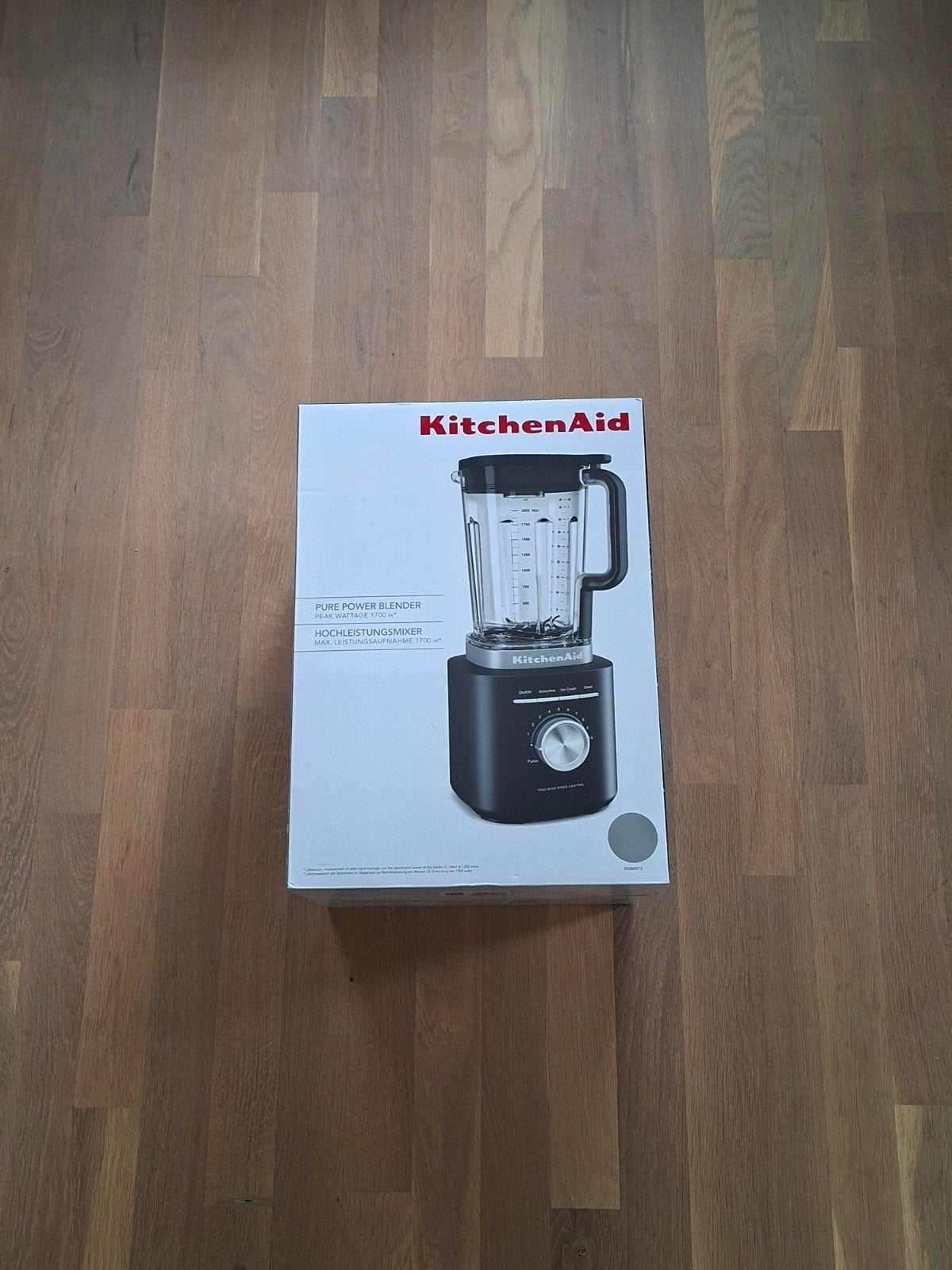 GLOEDNIEUWE KITCHENAID BLENDER, Ophalen, Zo goed als nieuw, 3 snelheden of meer
