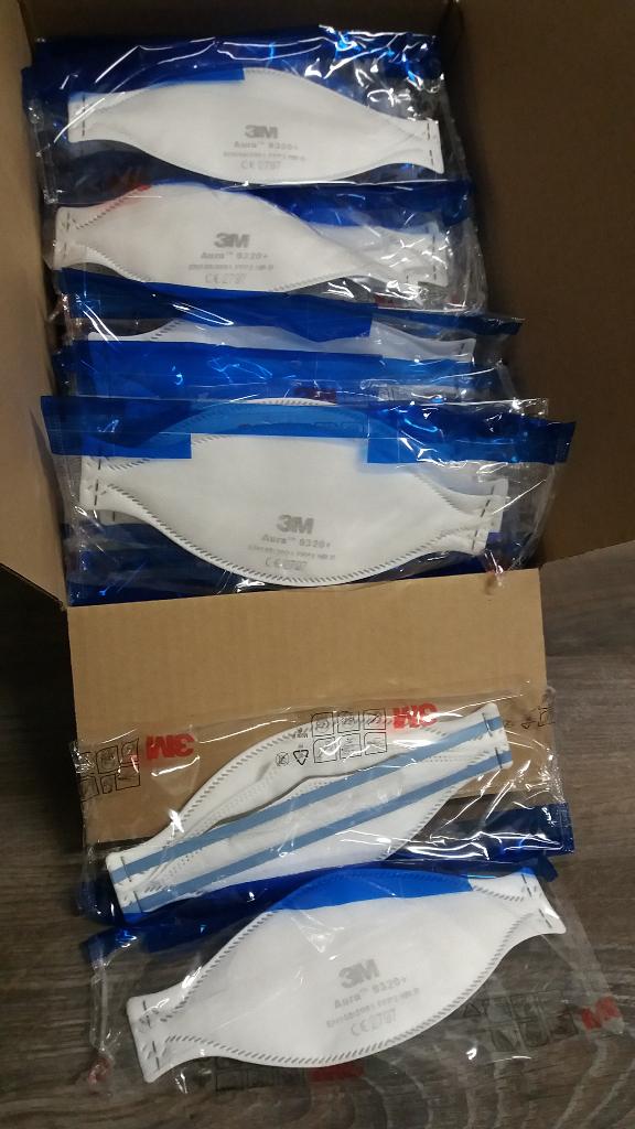 50 x 3M Schutzmaske Atemschutz FFP2 Maske AURA 9320, Ophalen of Verzenden, Nieuw, Stofmaskers