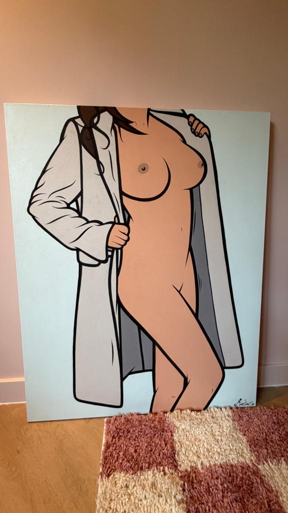 Schilderij Ravian Derriere, Ophalen of Verzenden