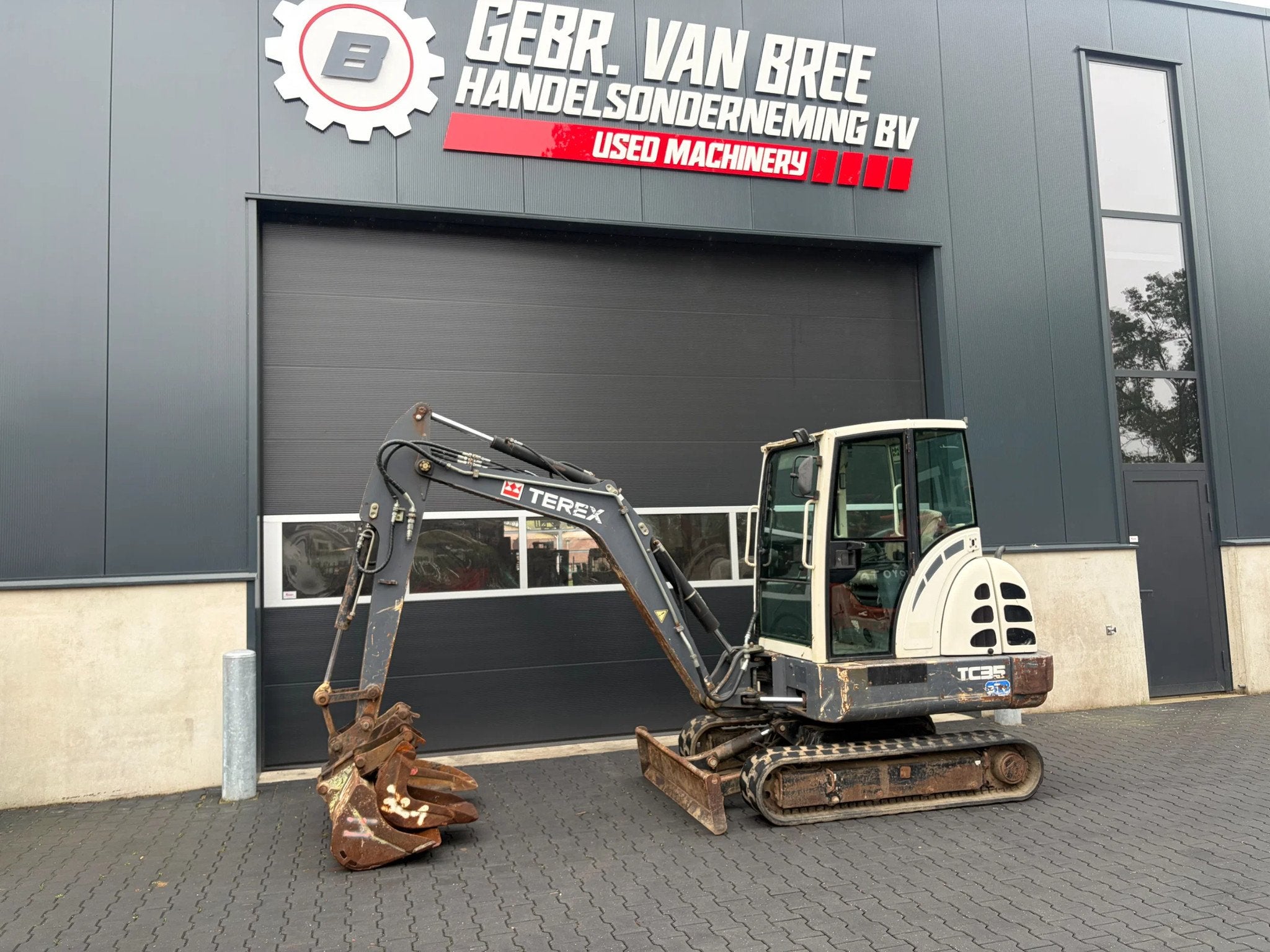 Terex TC35 minigraver/graafmachine (bj 2012), Graafmachine