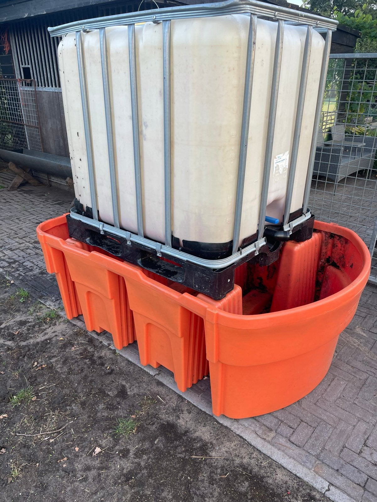 Kunststof lekbak voor IBC (Adblue), Ophalen, Gebruikt
