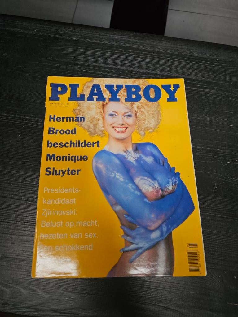 Playboy Mei 1995 - Monique Sluyter & Herman Brood, Ophalen of Verzenden, Gelezen, Overige typen