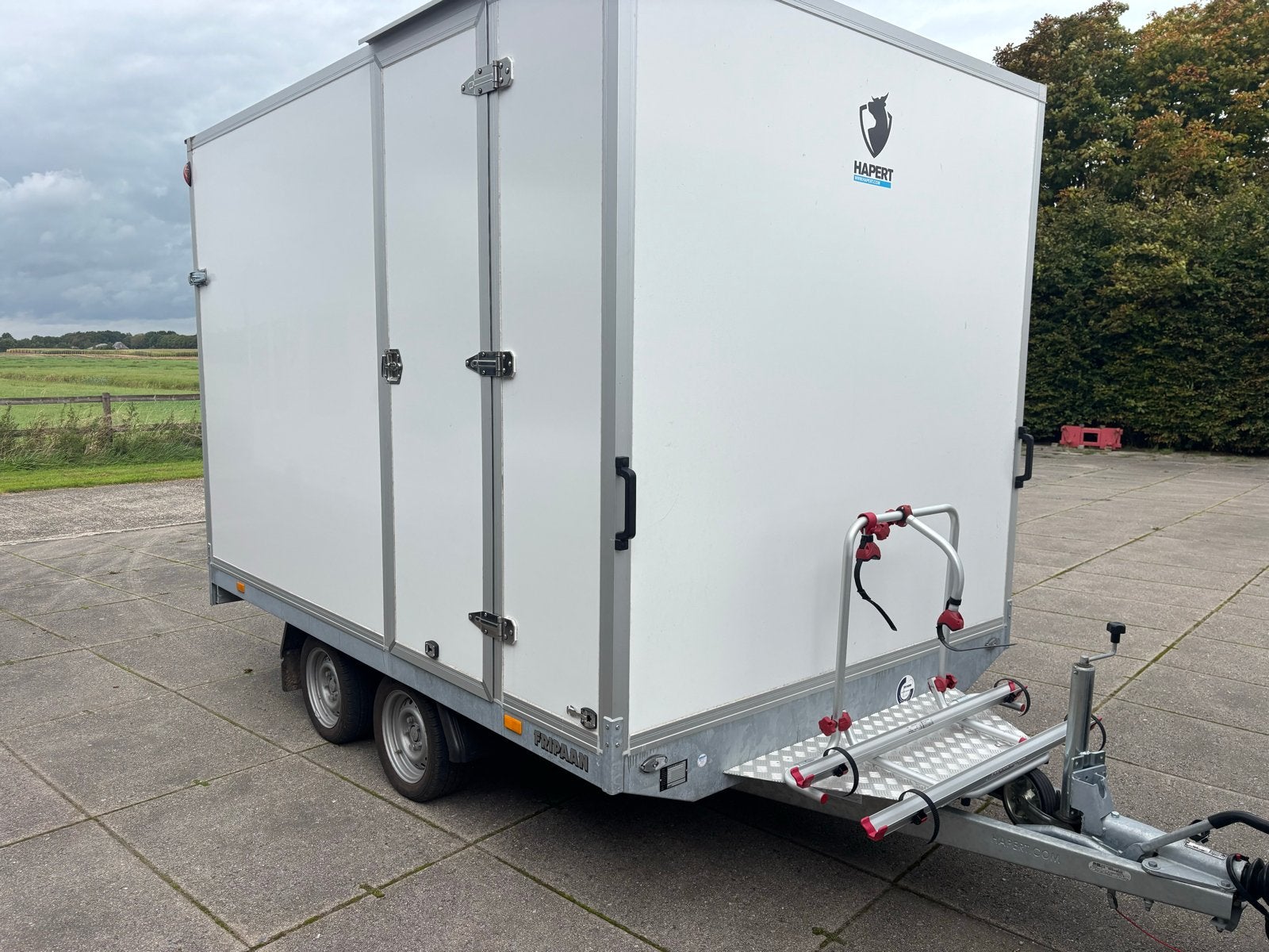 Hapert Gesloten Motortrailer 3.35 x 2.20 x 2.10 Z.G.A.N., Ophalen of Verzenden, Zo goed als nieuw