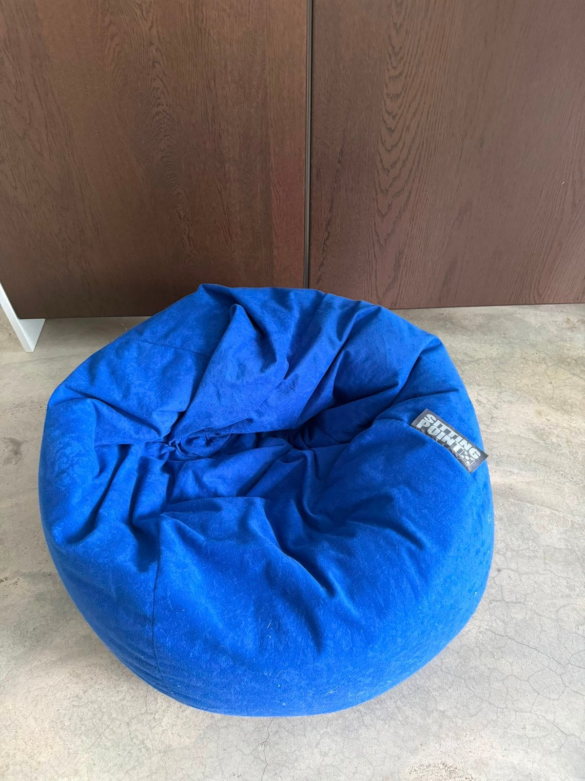 Sitting point zit zak blauw, Ophalen, Zo goed als nieuw, Regenjas, Kinderen