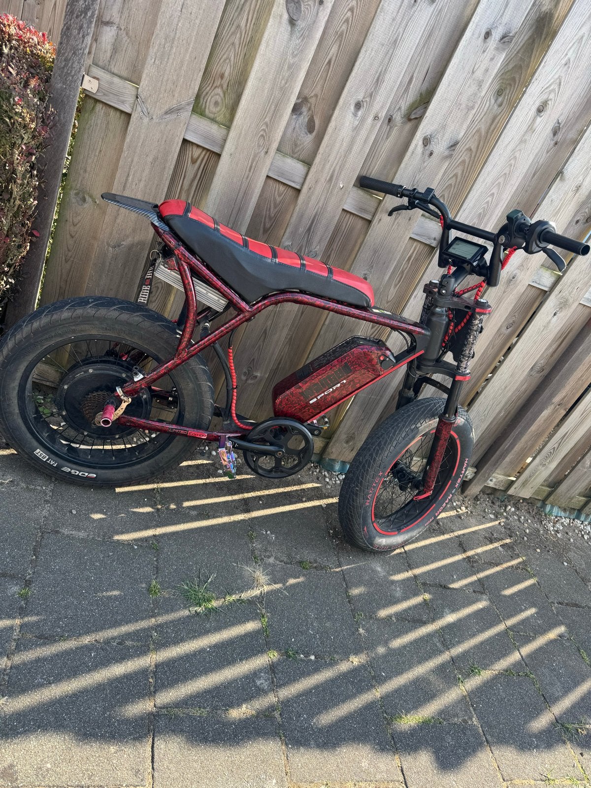 Fatbike V8 custom, Gebruikt, Minder dan 47 cm, 50 km per accu of meer, Ophalen