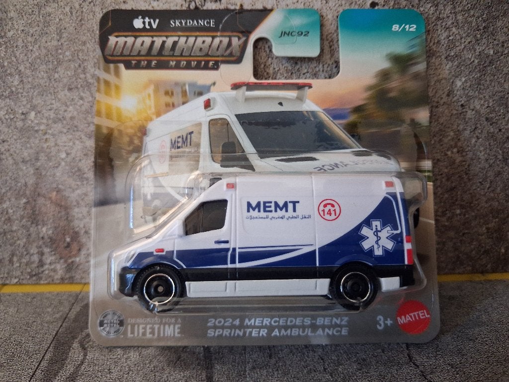 2024 Mercedes-Benz Sprinter Ambulance van Matchbox, Ophalen, Nieuw, Auto