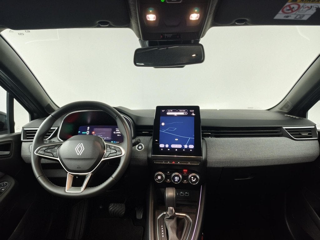 Renault Clio 1.6 E-Tech Full Hybrid 145 Techno | 360 Camer, Auto's, Gebruikt, Met garantie (alle), Leder en Stof, 23 km/l
