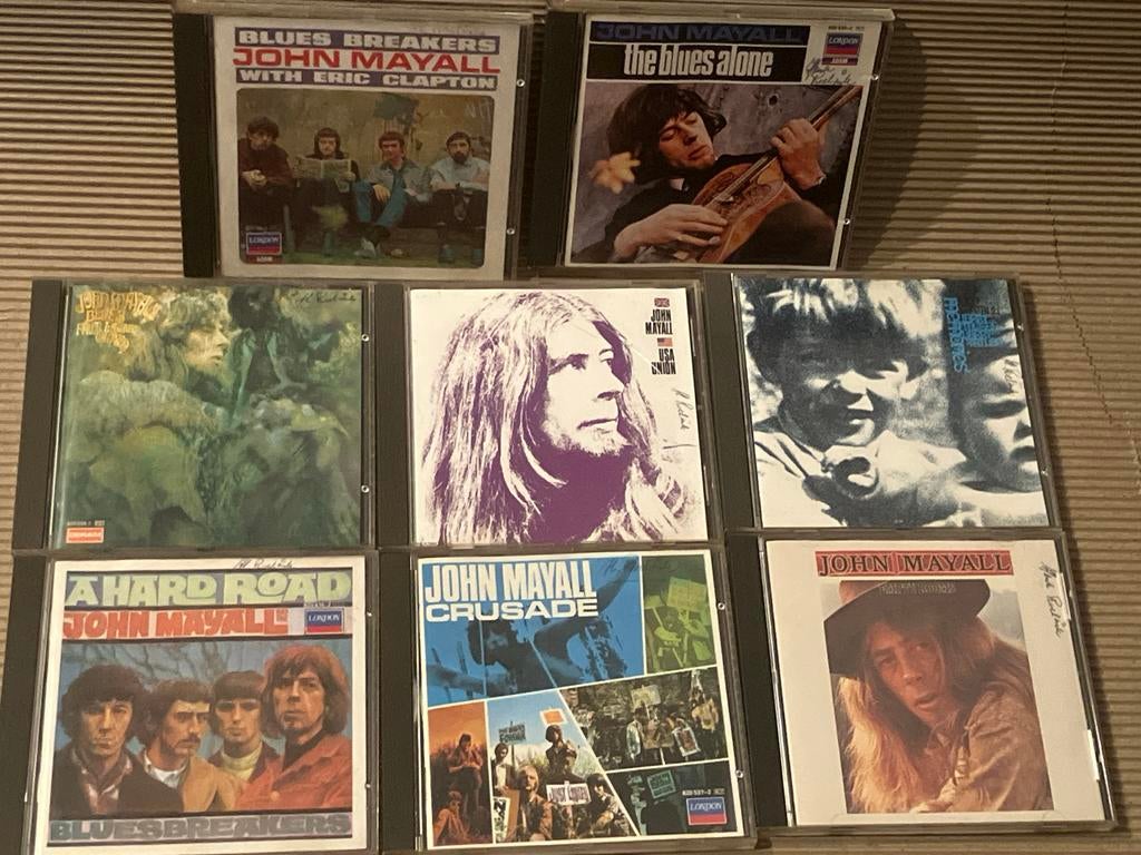 John Mayall CD Collectie - 8 Originele Blues Rock Albums, Ophalen of Verzenden, Gebruikt