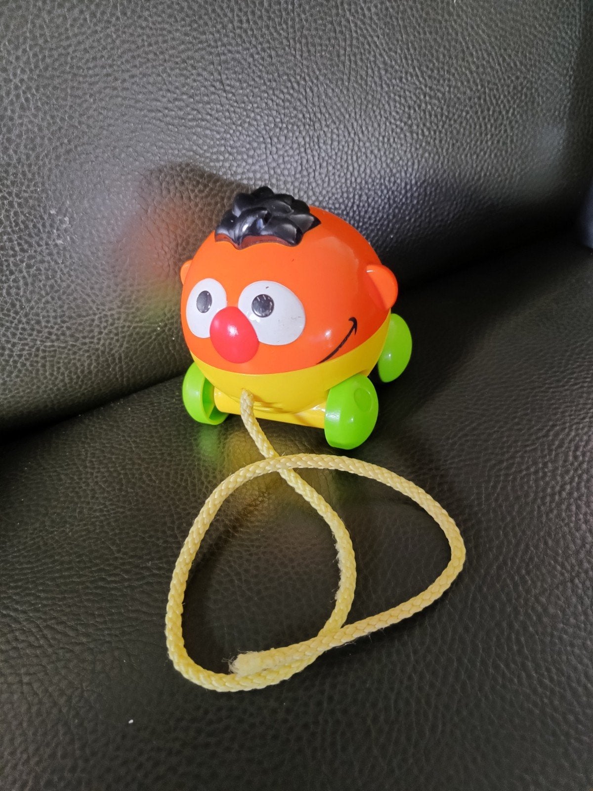 Sesamstraat Koekiemonster trekfiguur, Ophalen of Verzenden, Gebruikt, Overige typen, Met wieltjes