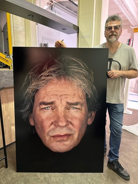 Face It Museum: Mathijs van Nieuwkerk portret (1/1), Ophalen, Foto, Fotografie, Origineel