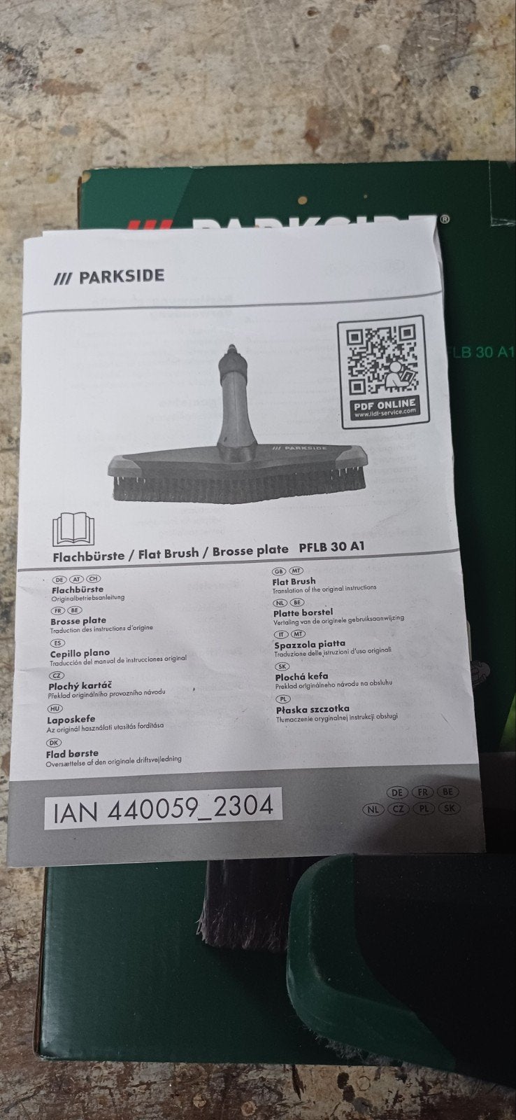 Parkside Platte Borstel PFLB 30 A1 - Nieuw, Ophalen, Nieuw, Overige typen, Parkside