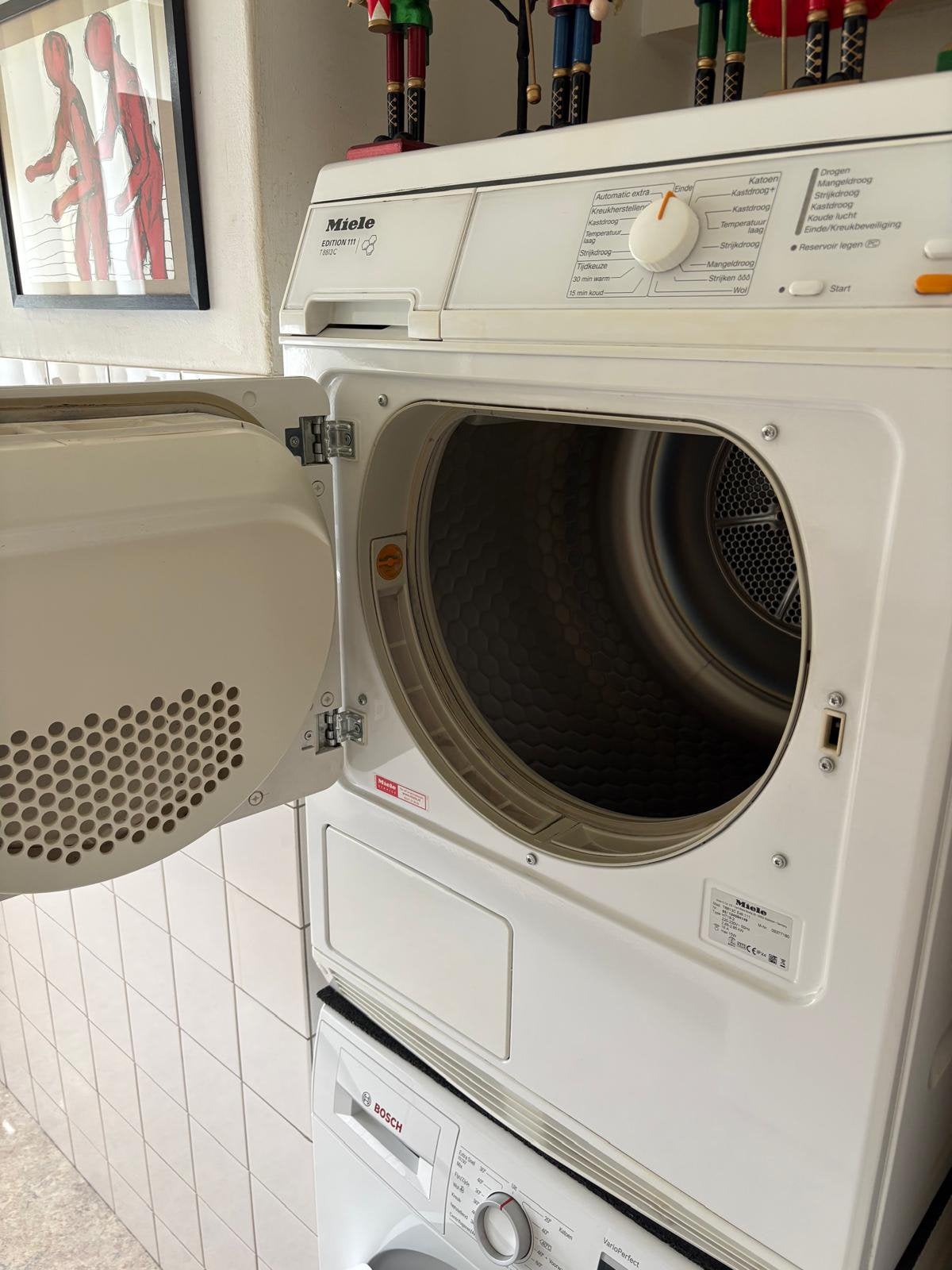 GOEDE WASDROGER MIELE, Ophalen of Verzenden, Gebruikt, Condens, 85 tot 90 cm