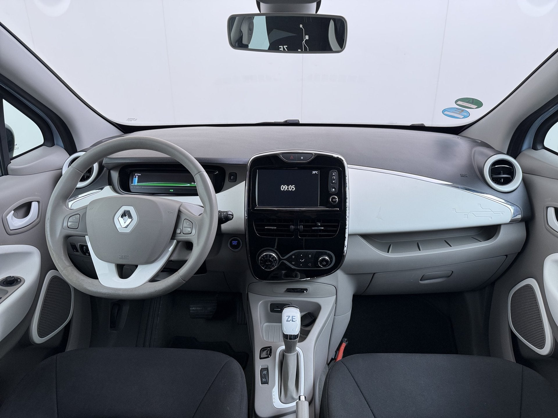 Renault ZOE Q210 Zen Incl. Eigen Koop Accu Quick Charge SOH, Auto's, Renault, 240 km, Stof, Gebruikt, Blauw