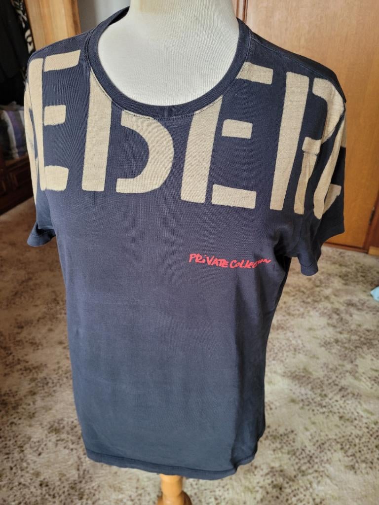Iceberg T shirt met opdruk L zwart, Maat 52/54 (L), Zwart, Ophalen of Verzenden, Zo goed als nieuw