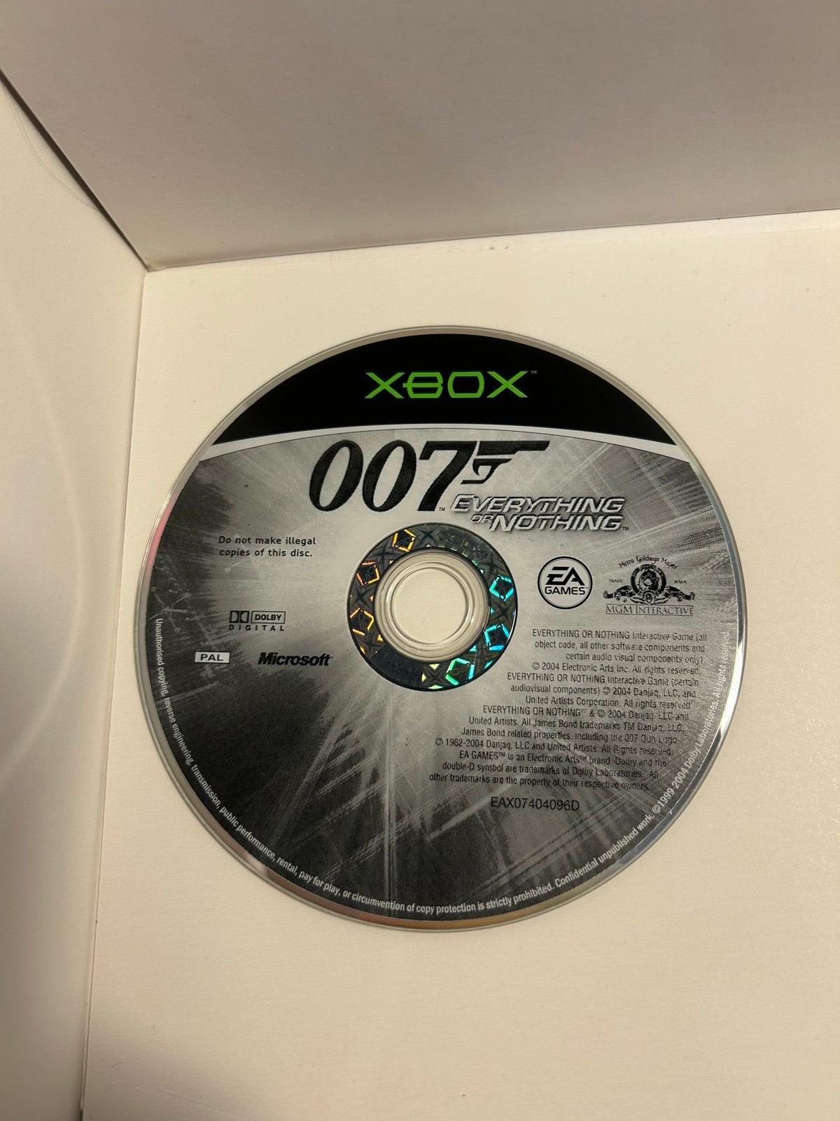 James Bond 007: Everything or Nothing - Xbox, Avontuur en Actie, Gebruikt, 1 speler, Ophalen of Verzenden