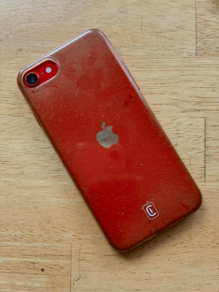 Mooie rode iPhone SE, Telecommunicatie, Gebruikt, Ophalen of Verzenden, 64 GB, Zonder simlock