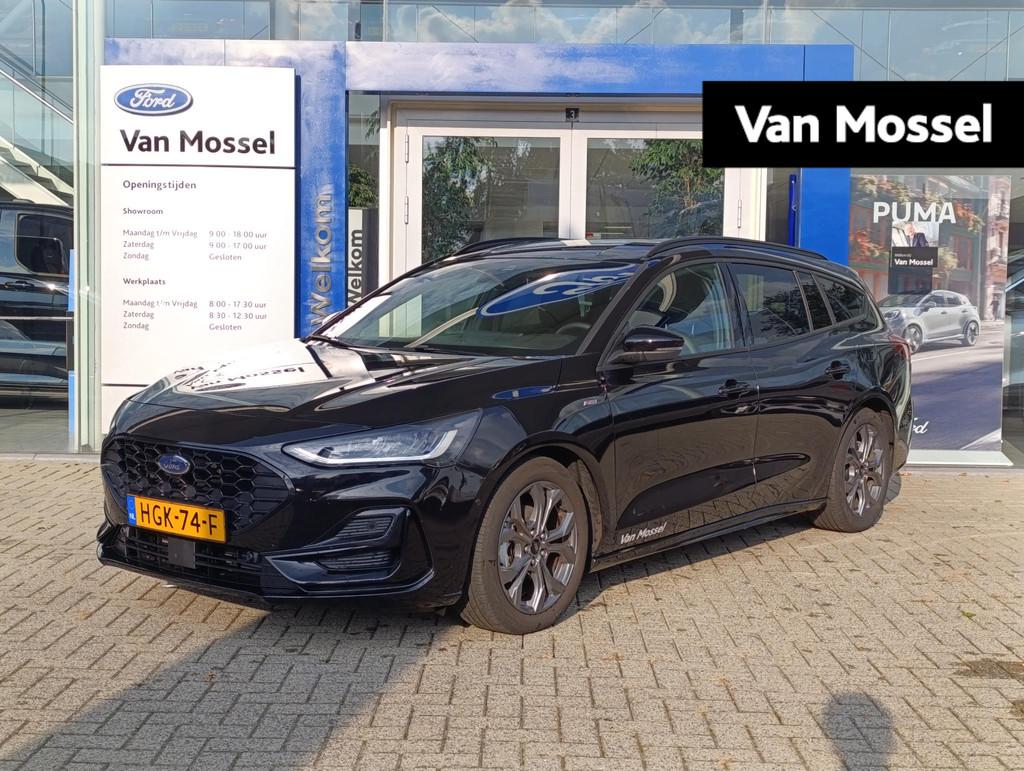 Ford Focus Wagon 1.0 EcoBoost Hybrid ST Line | Adaptieve Cru, Auto's, Ford, 12 maanden, Gebruikt, Euro 6, Zwart