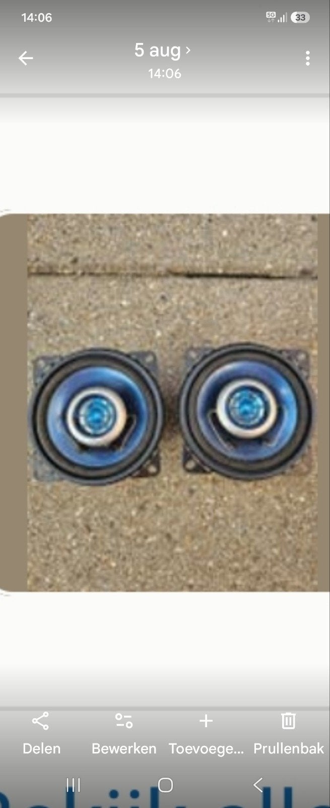 2x Boschmann 10cm speakers, Ophalen of Verzenden
