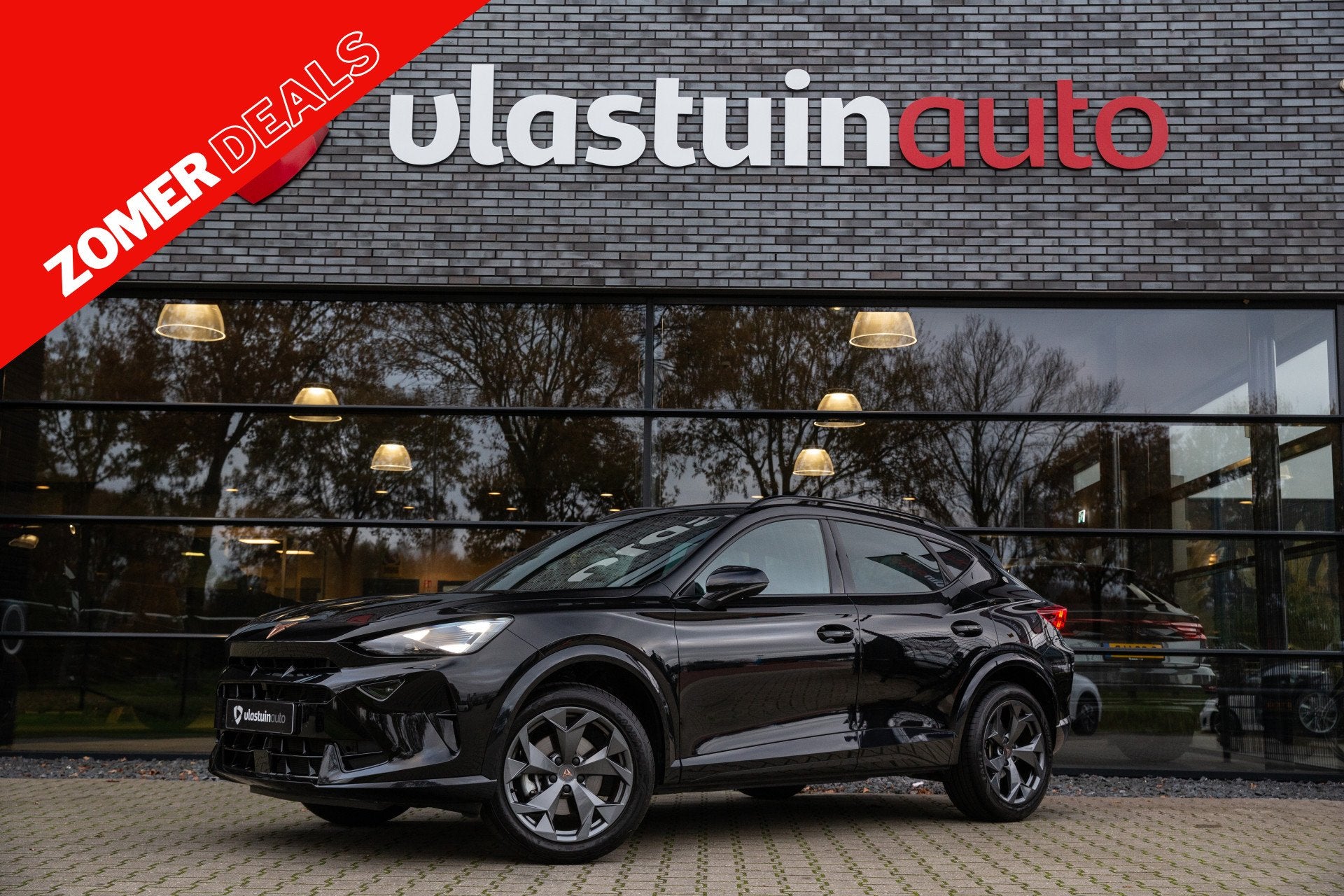 CUPRA Formentor 1.5 eTSI Business Edition Plus , Adap. cruis, Auto's, 15 km/l, Zwart, 4 cilinders, Leder en Stof