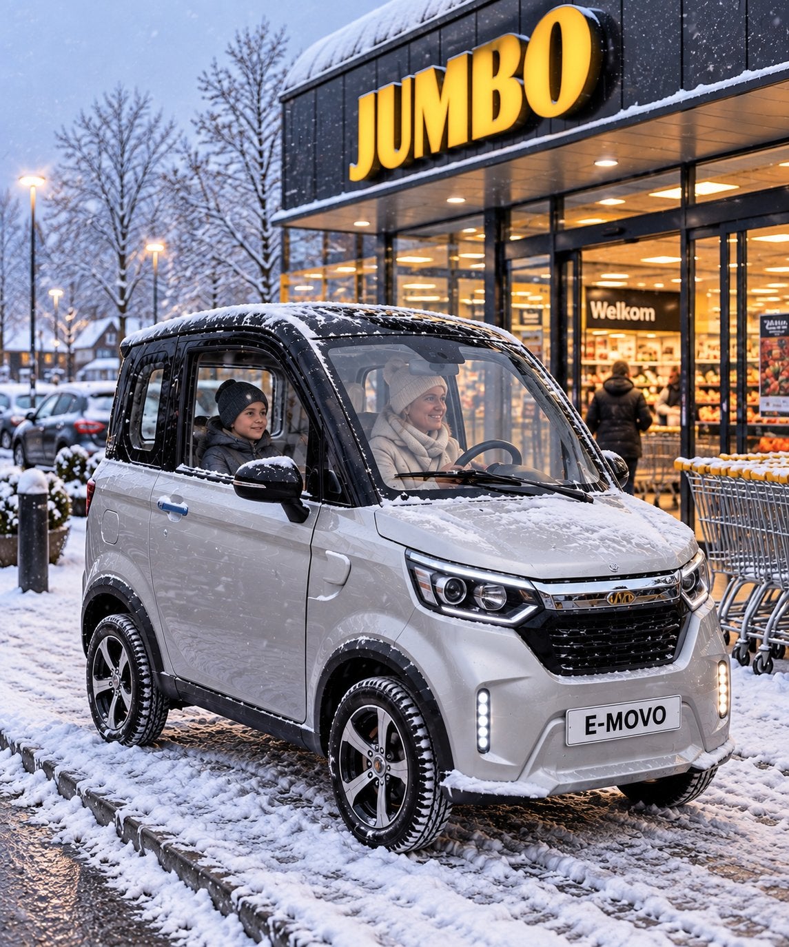 Rijbewijsvrij Overdekte scootmobiel 45 km auto WMO PGB, Ophalen, Molenstraat 2, 3421CL, Oudewater, Nieuw, E-MOVO