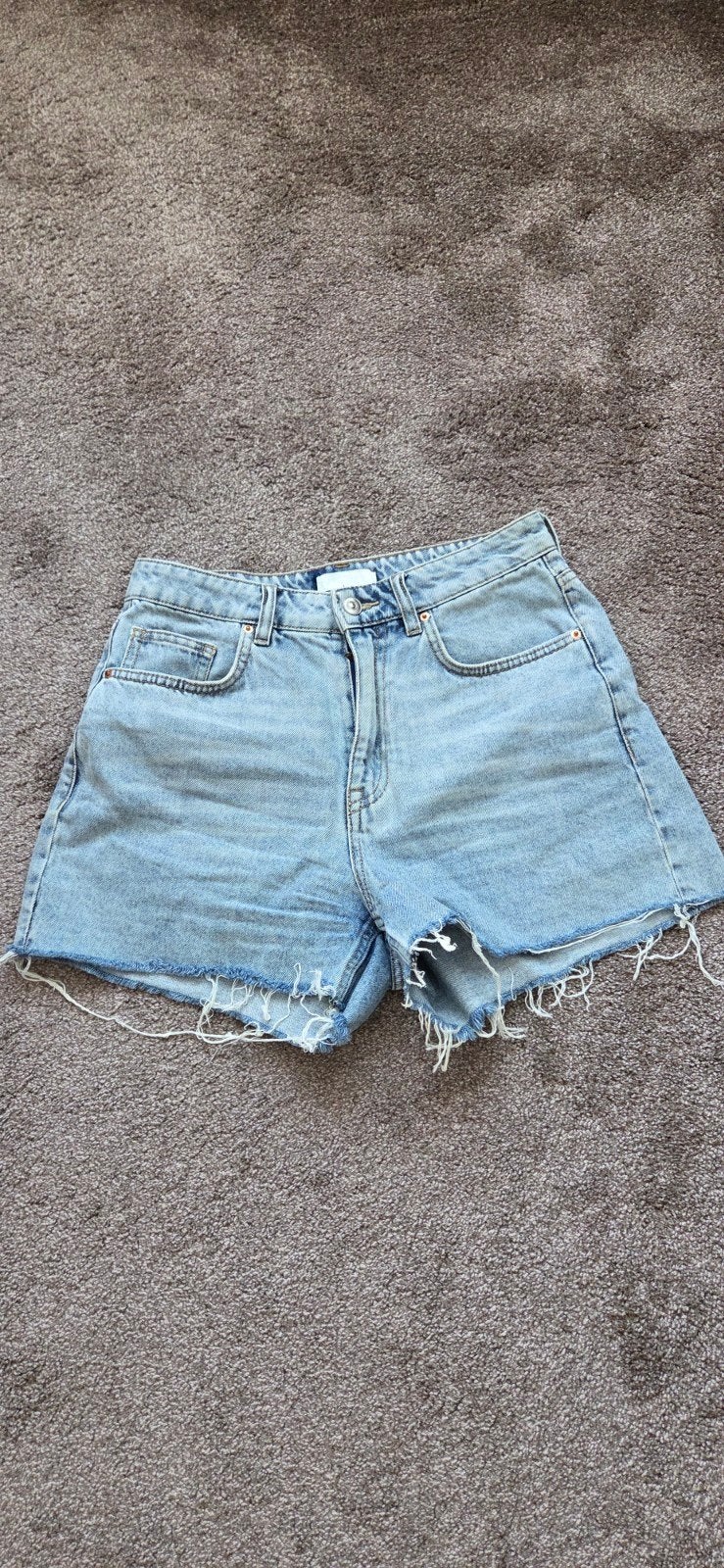 Korte spijkerbroek dames maat 38 H&M, Maat 38/40 (M), H&M, Kort, Blauw