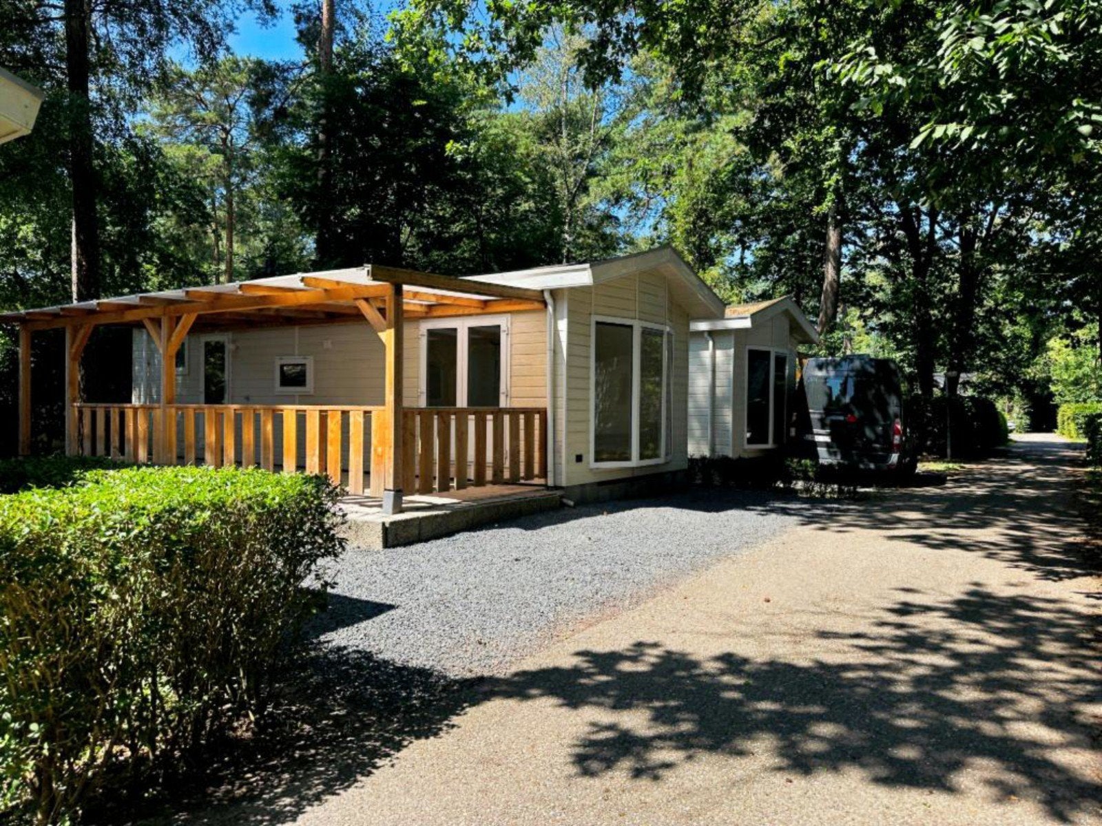 CHALET te koop Veluwe Doornspijk Dennenrhode Gerenoveerd Bos, 40 m², Chalet, Gelderland, 2 slaapkamers