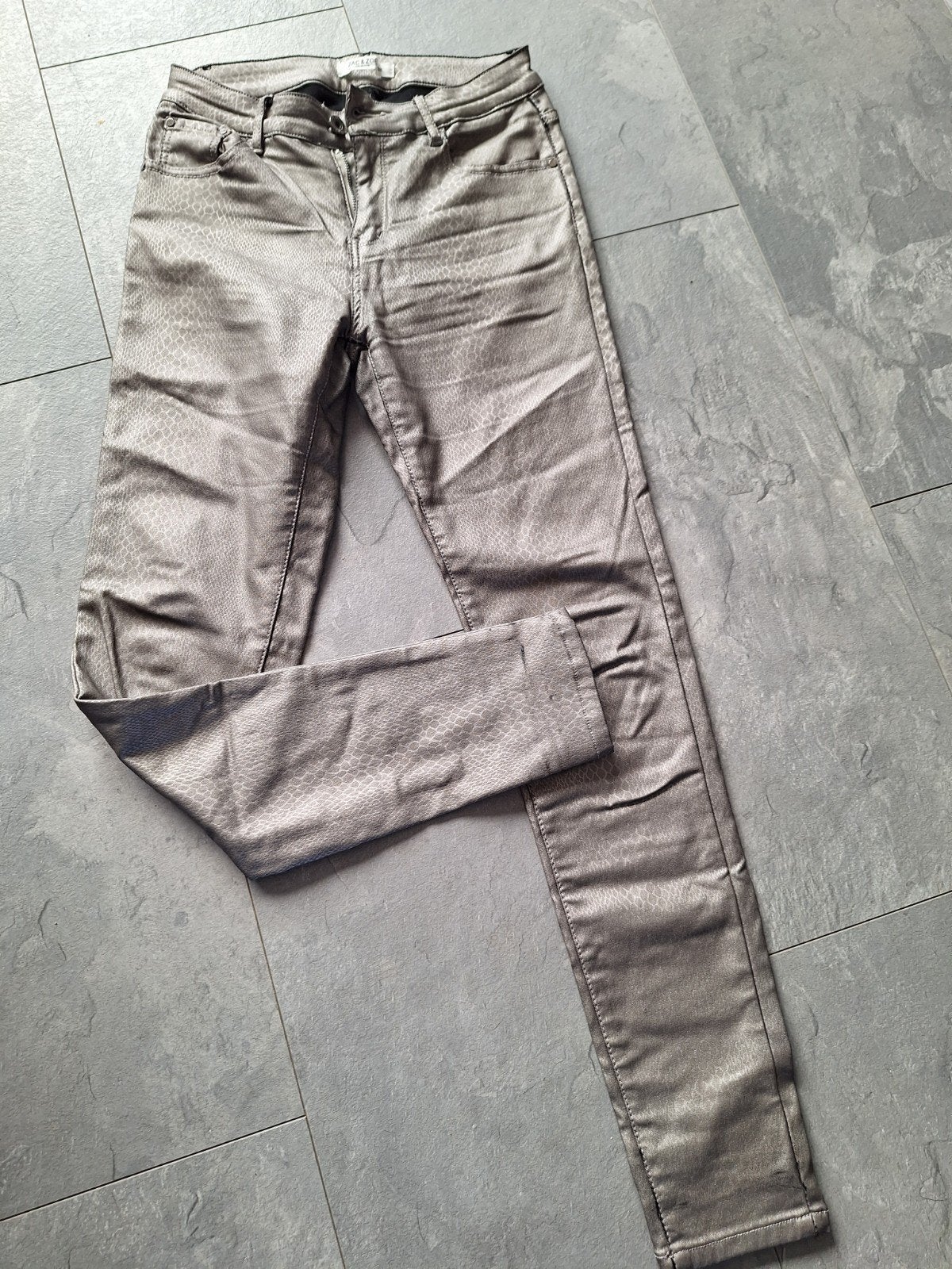 ZAC & ZOE Jeans Maat 38/M - Goudkleurig, Maat 38/40 (M), ZAC & ZOE, Overige kleuren, Ophalen of Verzenden