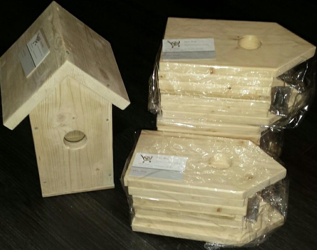 Knutselpakket vogelhuisjes, Ophalen of Verzenden, Nieuw