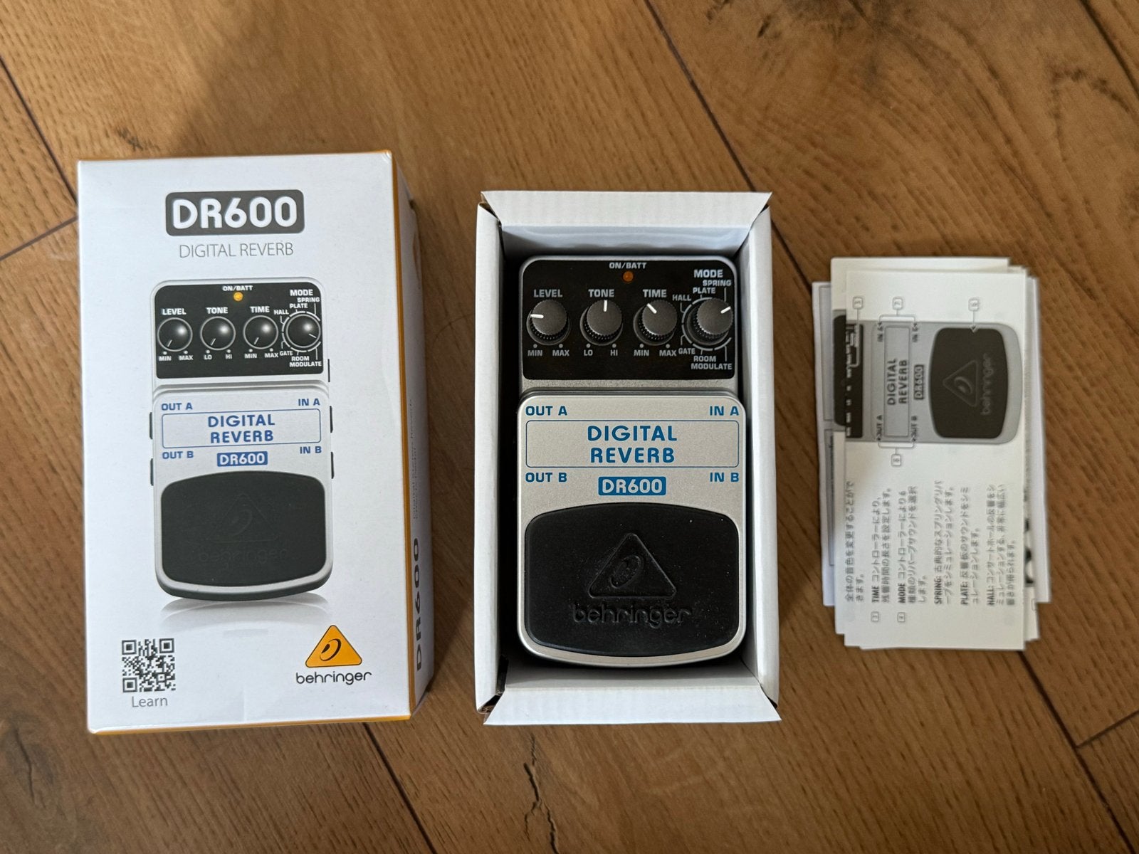Behringer DR600 Digital Reverb gitaarpedaal, Muziek en Instrumenten, Effecten, Ophalen of Verzenden, Nieuw, Reverb