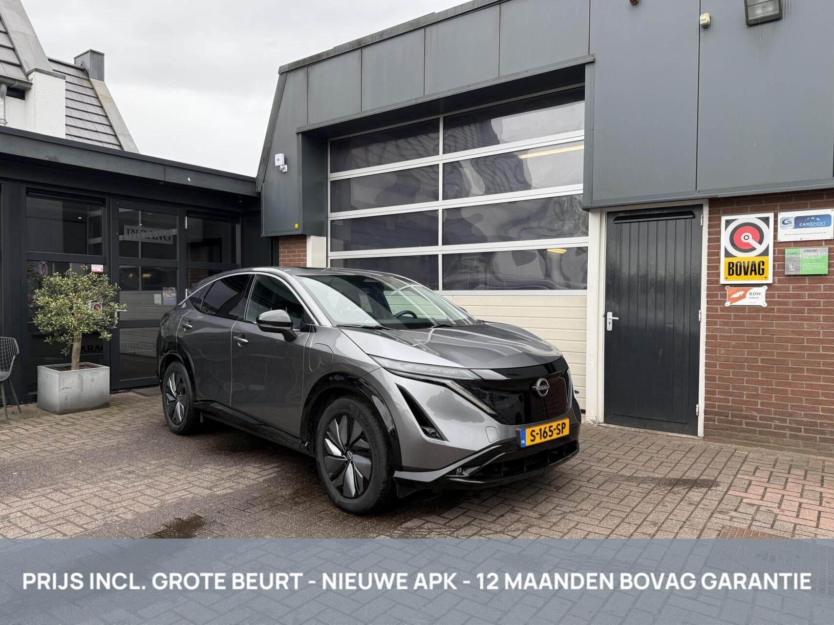 Nissan Ariya 66 kWh SOH 97% PANO/STUUR+STOEL VERW. *ALL-IN P, Auto's, 12 maanden, Gebruikt, 40 min, SUV of Terreinwagen