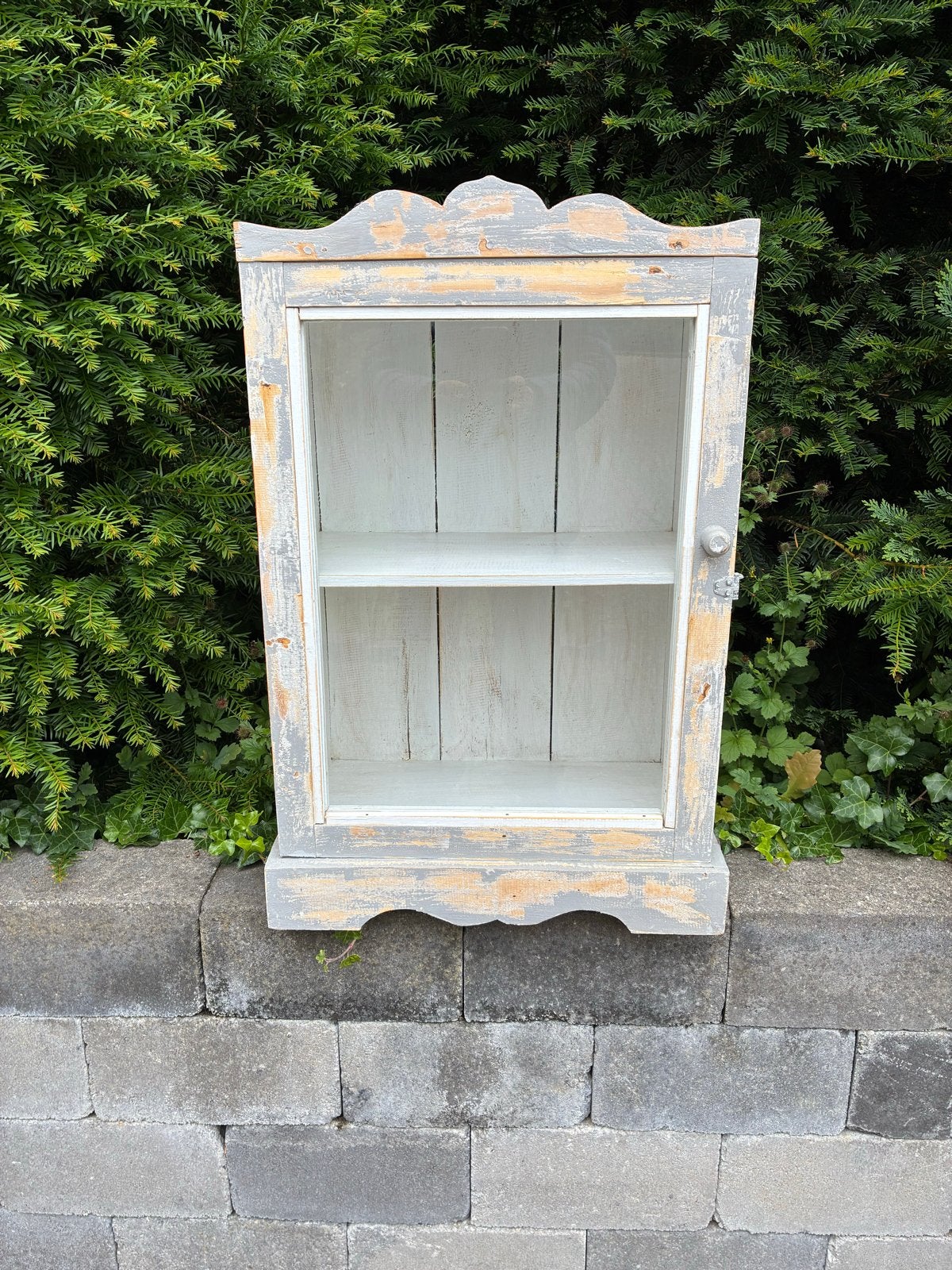 Vintage kastje/ boekenkastje/bibliotheekkastje 70*46*27 cm, Antiek en Kunst, Antiek | Meubels | Kasten, Ophalen