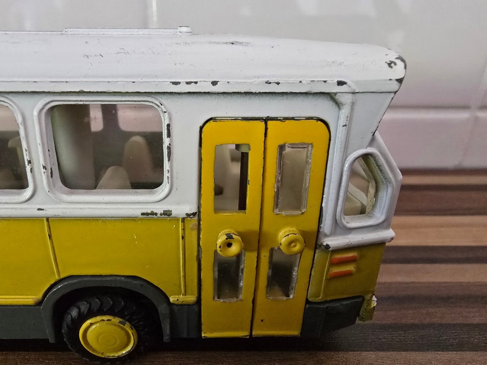 daf citybus lion-toys lioncar nr. 38, Ophalen of Verzenden, Gebruikt, Bus of Vrachtwagen, Overige merken