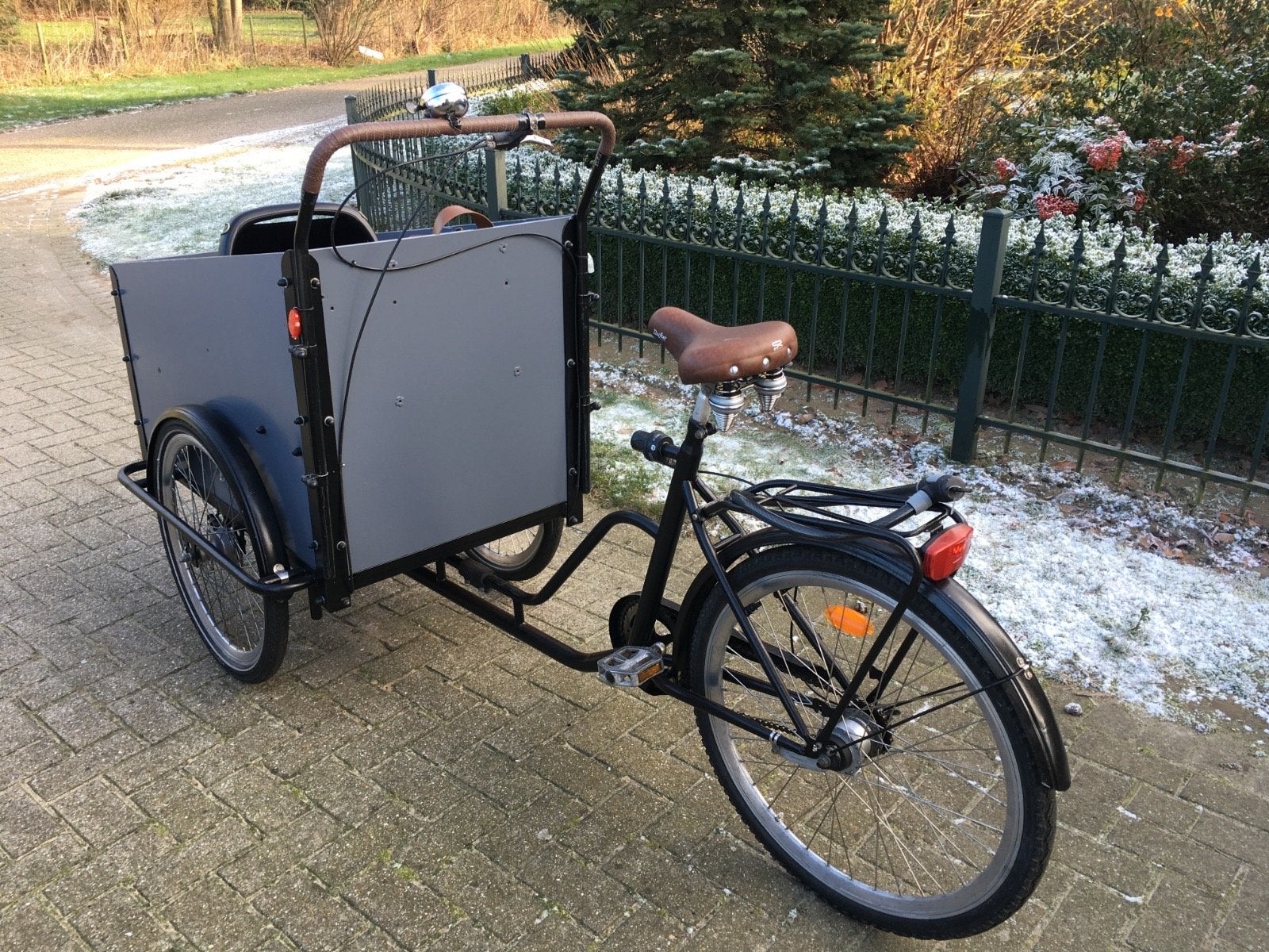 Vintage Bakfiets - Ideaal voor kinderen of spullen, Gebruikt, 2 kinderen, Trommelrem, Ophalen