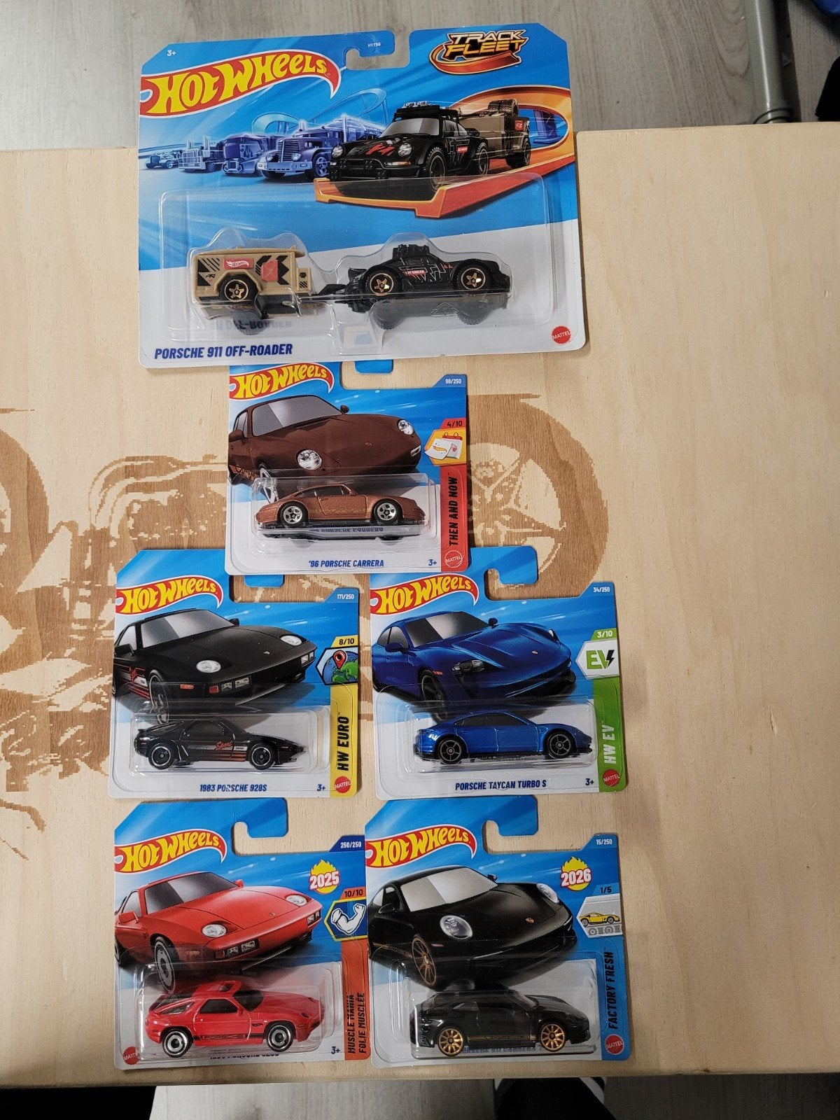 Hotwheels porsche modellen nieuw, Ophalen of Verzenden, Nieuw, Auto