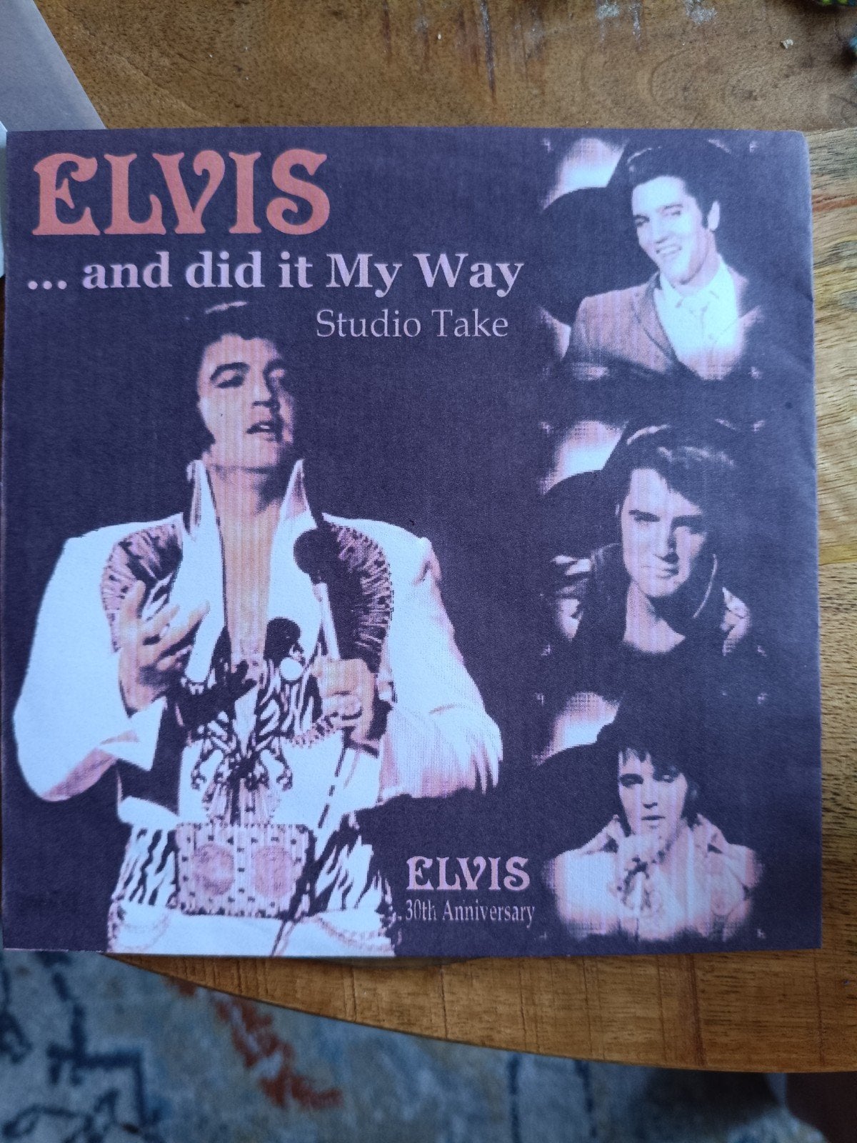Elvis Presley - My Way Bootleg 7 inch green vinyl, 7 inch, Ophalen of Verzenden, Zo goed als nieuw, Pop