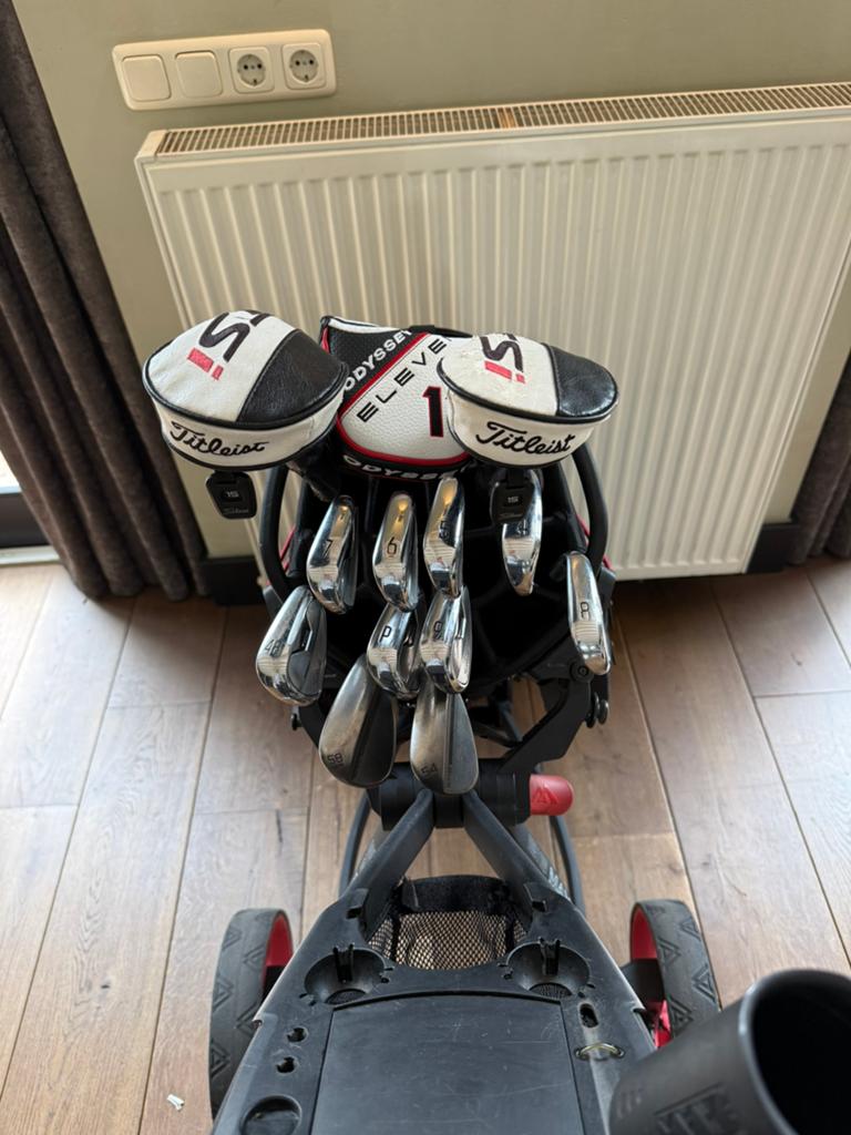 Complete titleist t200 golfset, inclusief tas en trolley, Ophalen of Verzenden, Gebruikt, Set