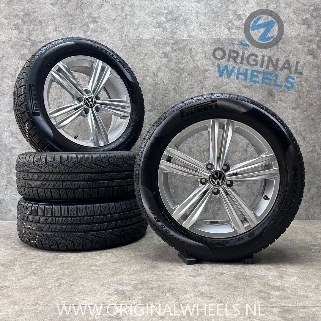 ✅18 inch originele Sebring velgen + winterbanden VW Tiguan, Auto-onderdelen, 18 inch, Gebruikt, -, -