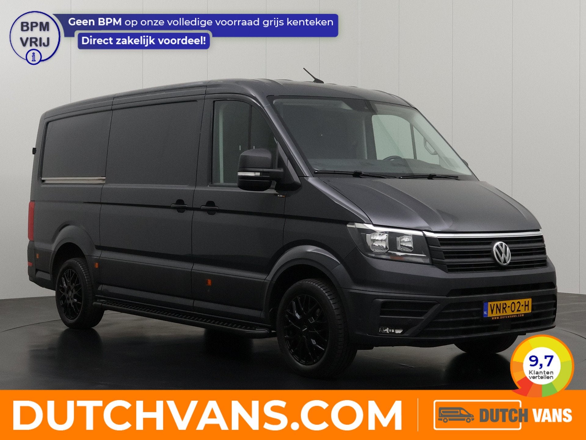 Volkswagen Crafter 2.0TDI 140PK L3H2 Highline | Navigatie |, Auto's, Bestelauto's, Stof, Gebruikt, 4 cilinders, Volkswagen