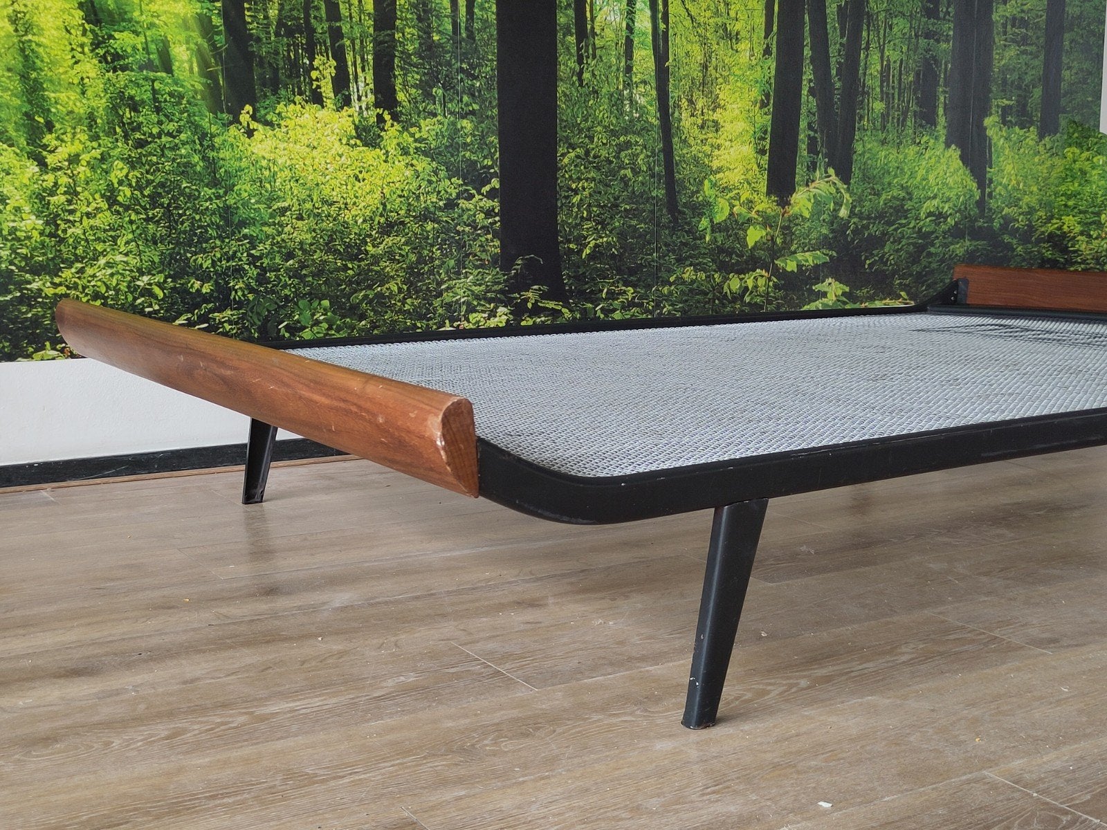 Auping Cleopatra daybed twijfelaar Cordemeyer lounge bed, Ophalen, Gebruikt, Zwart, Postbus 100, 7400 AC Deventer, Nederland