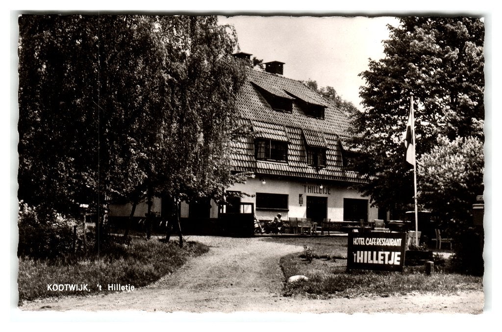 Kootwijk, Hotel-Café-Rest. 't Hilletje - Opruimingskaart, Verzenden, 1960 tot 1980, Ongelopen, Gelderland