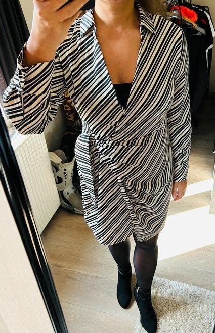 Glimmende cache coeur jurk NIEUW, Maat 38/40 (M), Melting Stockholm , Beige, Nieuw