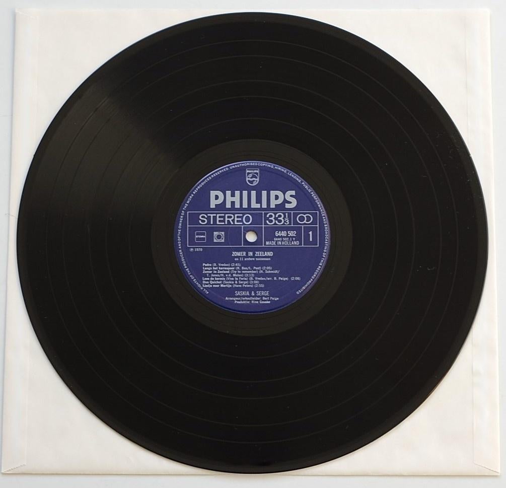 Saskia & Serge ‎– Zomer In Zeeland en 11 andere successen LP, Cd's en Dvd's, Verzenden, Zo goed als nieuw, 12 inch, Pop
