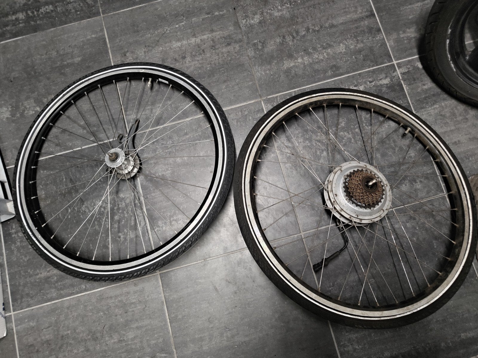 Sparta e-bike voor- en achterwiel met werkende motor, Ophalen, Gebruikt, Sparta