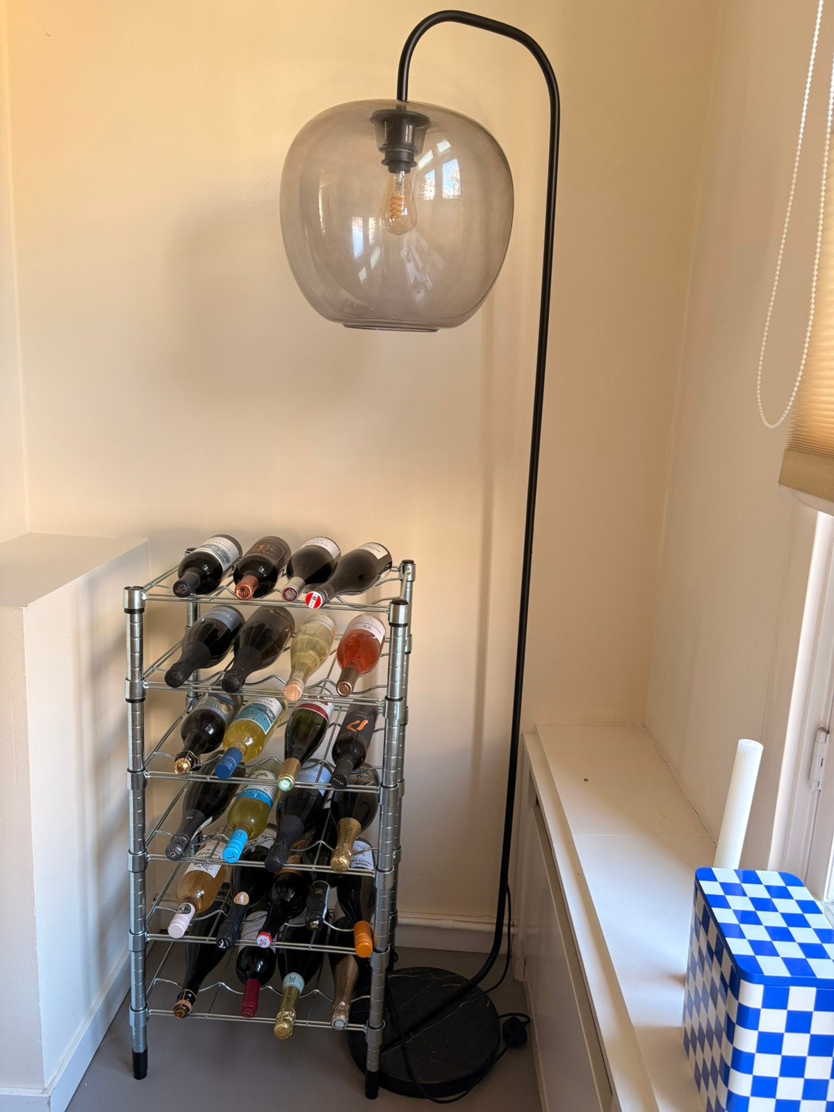 Bolia grape vloerlamp met marmeren poot, Ophalen of Verzenden, Zo goed als nieuw, 150 tot 200 cm