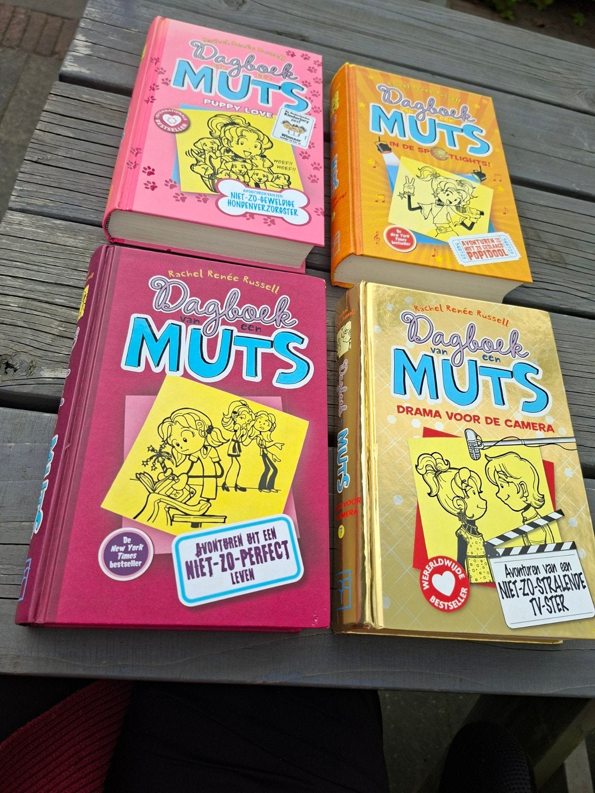 Dagboek van een Muts boeken - Set van 4, Ophalen of Verzenden, Zo goed als nieuw, Rachel Renée Russell, Fictie