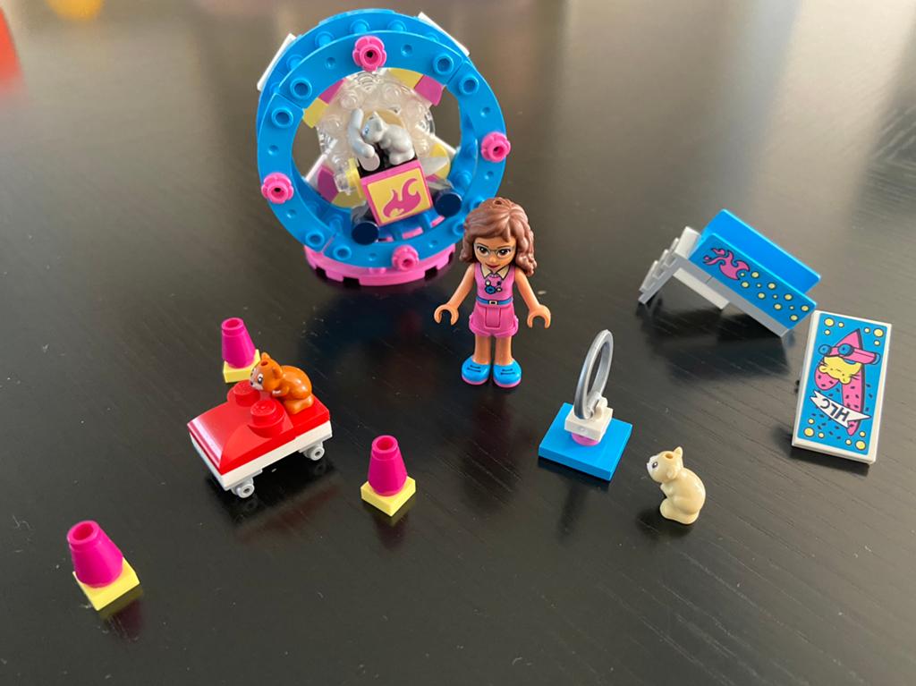 LEGO Friends 41383 Olivia’s hamsterspeelplaats Compleet, Ophalen, Lego, Friends, Zo goed als nieuw